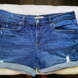 GAP 5" Distressed Denim Jean Shorts